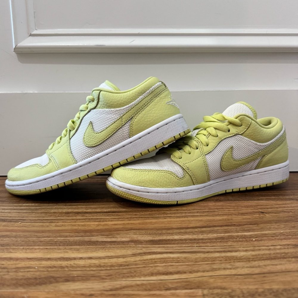 Nike Lime and White Air Jordan’s